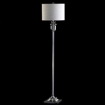 Aria 63" Crystal/Metal LED Floor Lamp - JONATHAN Y